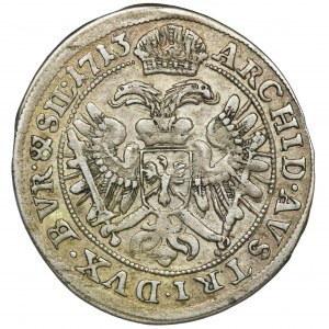 Silesia, Karl VI, 6 Kreuzer Breslau 1713