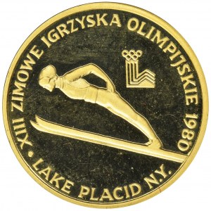 2.000 zloty 1980, Olympic Games Lake Placid