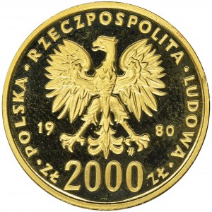 2.000 zloty 1980, Olympic Games Lake Placid