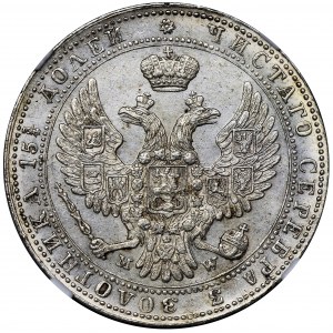 3/4 rubla = 5 złotych Warszawa 1841 MW - NGC MS61