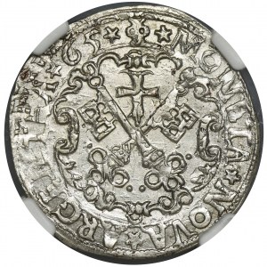 Miasto Ryga, 1/2 Marki Ryga 1565 - NGC MS63 - ZJAWISKOWA