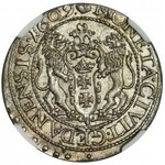Sigismund III Vasa, 1/4 Thaler Danzig 1609 - NGC MS 64 - RARE