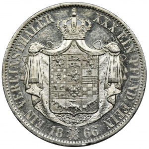 Germany, Braunschweig-Lüneburg, Wilhelm, Thaler Hannover 1866 B