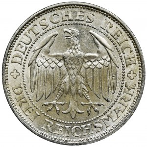Germany, Weimar Republic, 3 Mark Muldenhütten 1929 E