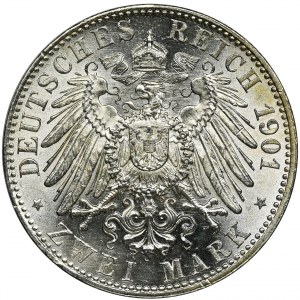 Germany, Kingdom of Prussia, Wilhelm II, 2 Mark Berlin 1901