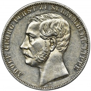 Germany, Schaumburg-Lippe, Adolf I Georg, Thaler Hannover 1865 B