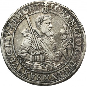 Germany, Saxony, Johann Georg I, Thaler Dresden 1617