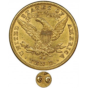 USA, 10 Dollars Carson City 1890 CC - RARE