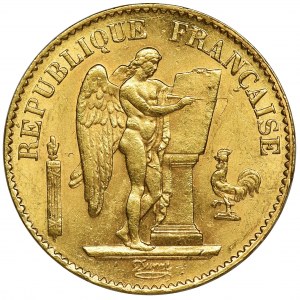 France, III Republic, 20 Francs Paris 1876 A