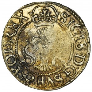 Sigismund III Vasa, 1/2 Öre Stockholm 1599 - RARE