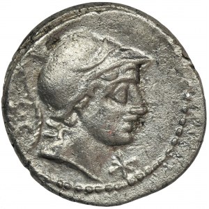 Roman Republic, L. Rustius, Denarius