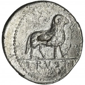 Roman Republic, L. Rustius, Denarius