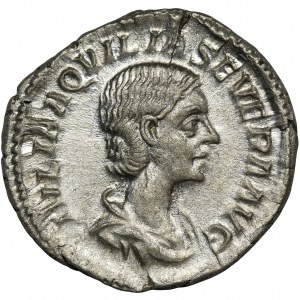 Roman Imperial, Julia Aquilia Severa, Denarius - RARE