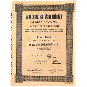 Warszawska Warrantowa, 25 zł