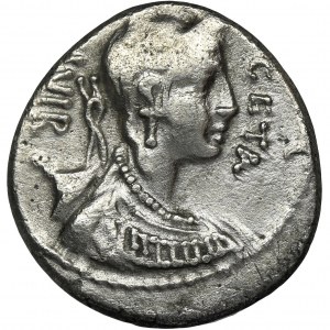 Roman Republic, C. Hosidius C.f. Geta, Denarius