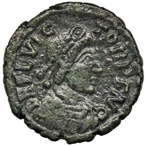 Roman Imperial, Flavius Victor, Follis - RARE