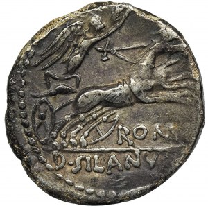 Roman Republic, D. Iunius Silanus L.f., Denarius