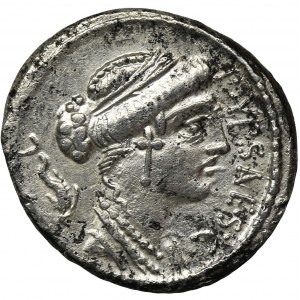 Republika Rzymska, P. Plautius Hypsaeus, Denar