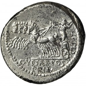 Roman Republic, P. Plautius Hypsaeus, Denarius