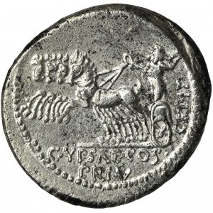 Republika Rzymska, P. Plautius Hypsaeus, Denar