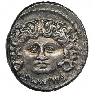 Roman Republic, L. Plautius Plancus, Denarius