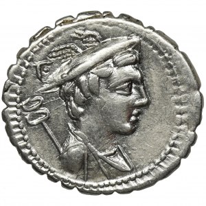Republika Rzymska, Mamilius Limetanus, Denar serratus