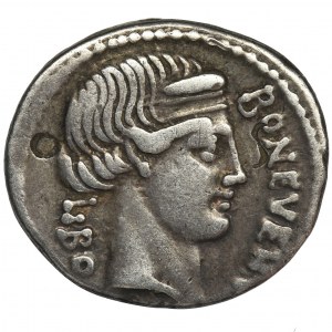 Roman Republic, L. Scribonius Libo, Denarius