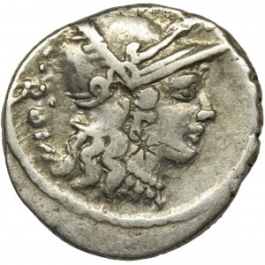 Roman Republic, Carisius, Denarius
