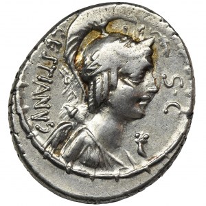 Republika Rzymska, M. Plaetorius M.f. Cestianus, Denar