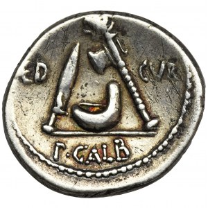 Republika Rzymska, P. Sulpicius Galba, Denar