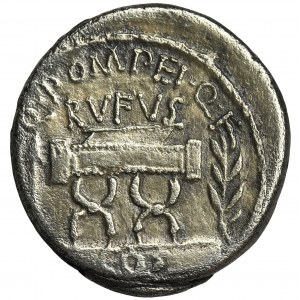 Republika Rzymska, Q. Pompeius Rufus, Denar