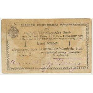 Germany (East Africa), 1 rupee 1916