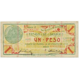 Meksyk (Rewolucyjny), 1 peso 1915