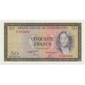 Luksemburg, 50 franków 1961