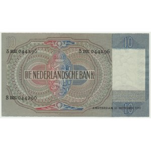 Netherlands, 10 guldens 1941