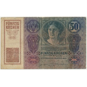 Austria, 50 kronen 1914