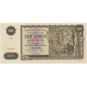 Slovakia, 1.000 korun 1940