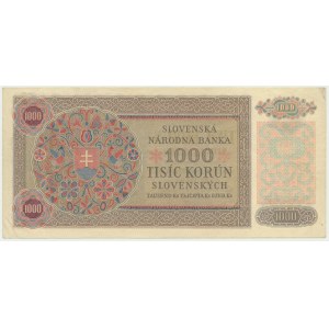 Slovakia, 1.000 korun 1940