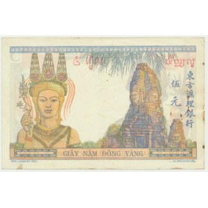 French Indo-China, 5 piastres (1936)