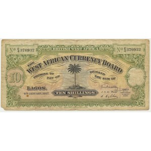 British West African Currency Board, 10 shillings 1937
