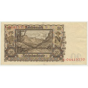 Germany, 20 reichsmark 1939