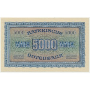 Germany (Bavaria), 5.000 mark 1922