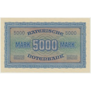 Niemcy (Bawaria), 5.000 marek 1922