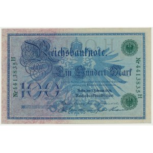 Germany, 100 mark 1908