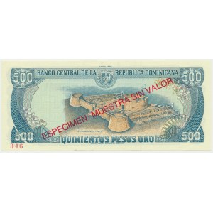 Dominikana, 500 pesos 1988 - WZÓR -