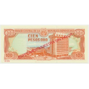 Dominikana, 100 pesos 1988 - WZÓR -