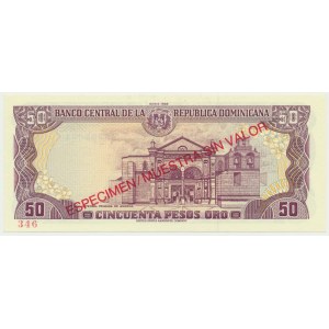 Dominicana, 50 pesos - SPECIMEN -