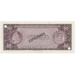Dominikana, 50 pesos (1964) - WZÓR -