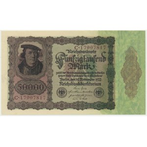 Germany, 50.000 mark 1922