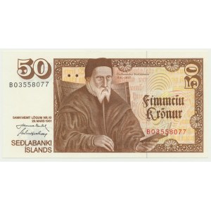 Iceland, 50 kronur 1961